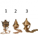 Weihrauchschwenker gold - 3 Modelle